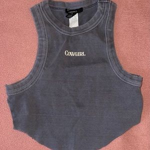 Cowgirl Cropped Tank